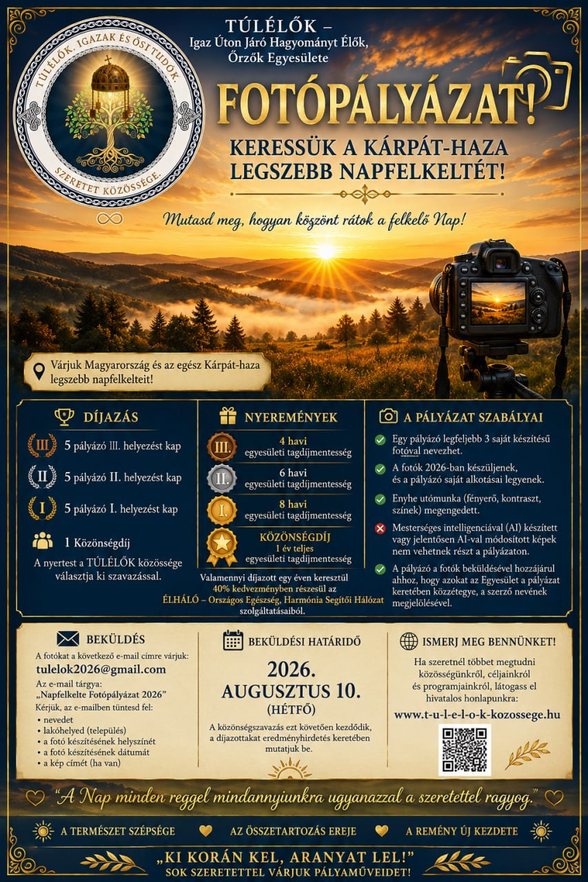 Fotópályázatra jelentkezés